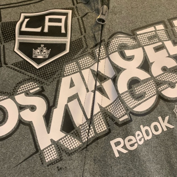Los Angels Kings NHL Reebok lightweight kangaroo hoodie jacket - Picture 12 of 12
